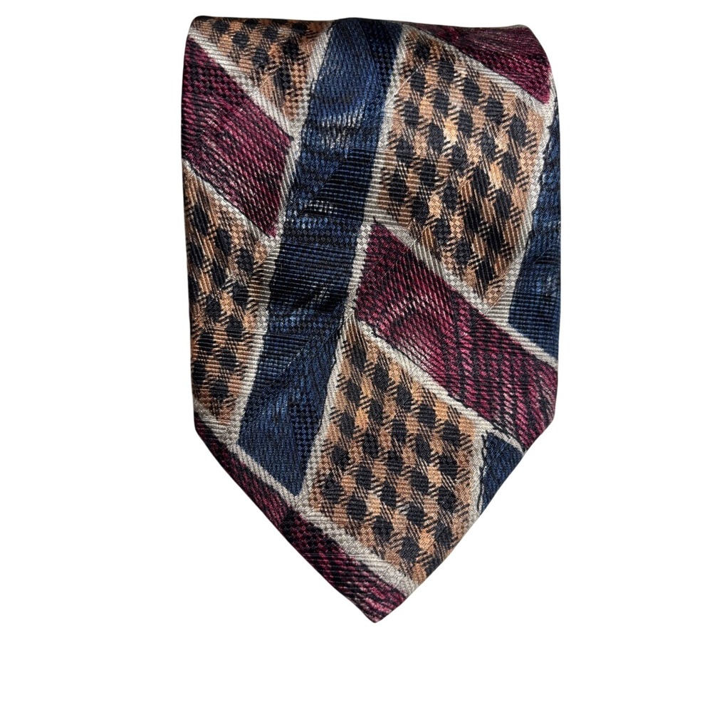 Robert Talbott Guffey's Studio  Silk Necktie Mens Designer Patterned Tie vintage